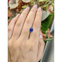 2.07 Ct. Blue Sapphire from Ceylon (Sri Lanka) Life Style