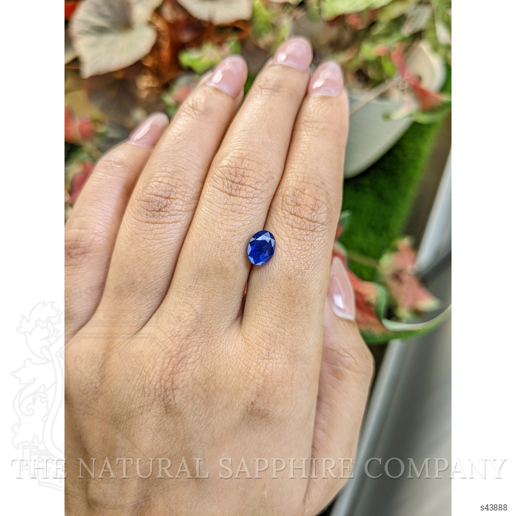 2.07 Ct. Blue Sapphire from Ceylon (Sri Lanka)