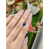 2.07 Ct. Blue Sapphire from Ceylon (Sri Lanka) Life Style