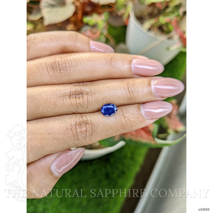 2.07 Ct. Blue Sapphire from Ceylon (Sri Lanka)
