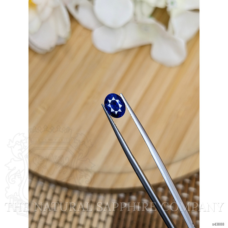 2.07 Ct. Blue Sapphire from Ceylon (Sri Lanka)