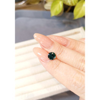 1.78 Ct. Bluish Green Sapphire from Madagascar Life Style