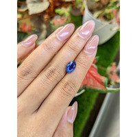 3.52 Ct. Blue Sapphire from Ceylon (Sri Lanka) Life Style