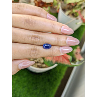 3.52 Ct. Blue Sapphire from Ceylon (Sri Lanka) Life Style