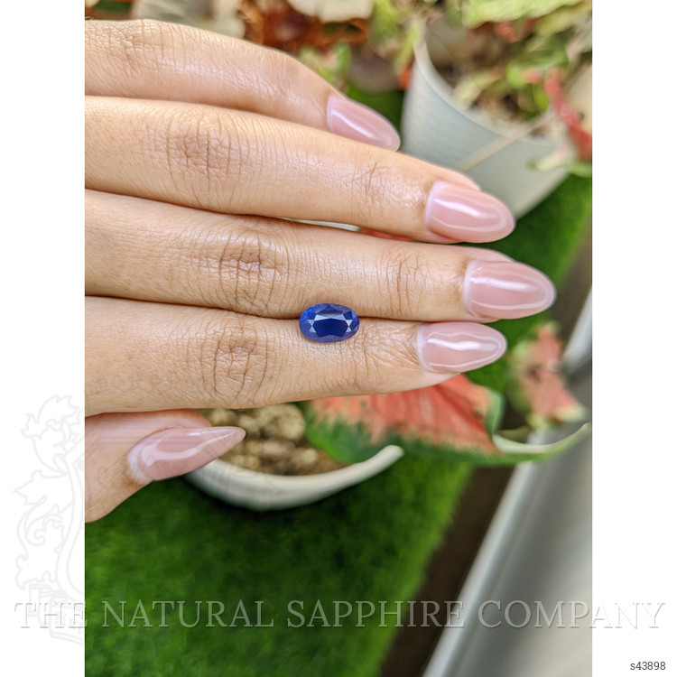 3.52 Ct. Blue Sapphire from Ceylon (Sri Lanka)