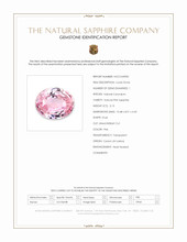 3.13 Ct. Pink Sapphire from Ceylon (Sri Lanka) Scan Report