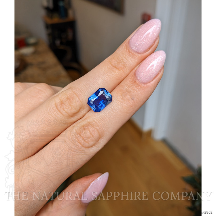 4.97 Ct. Blue Sapphire from Ceylon (Sri Lanka)