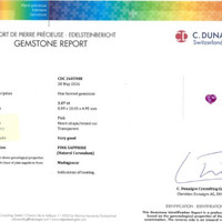 3.07 Ct. Pink Sapphire from Ceylon (Sri Lanka) Scan Report