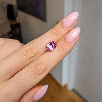 4.03 Ct. Pink Sapphire from Madagascar Life Style
