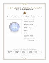 5.17 Ct. Bluish Grey Star Sapphire from Ceylon (Sri Lanka) Scan Report