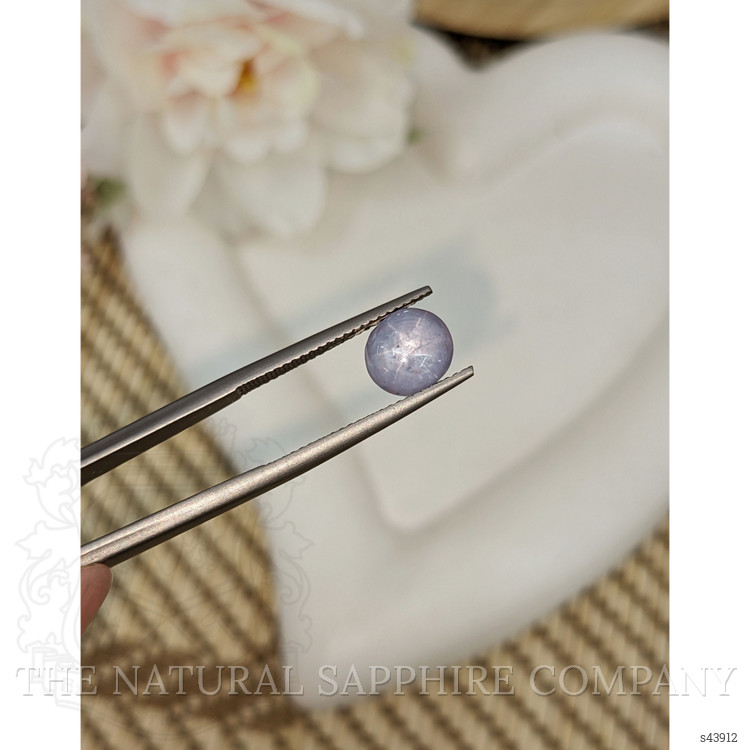 5.17 Ct. Bluish Grey Star Sapphire from Ceylon (Sri Lanka)