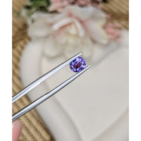 0.92 Ct. Pinkish Purple Sapphire from Ceylon (Sri Lanka) Life Style