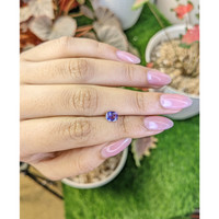 0.92 Ct. Pinkish Purple Sapphire from Ceylon (Sri Lanka) Life Style