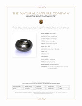 4.95 Ct. Black Star Sapphire from Ceylon (Sri Lanka) Scan Report