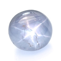 4.89 Ct. Greyish Blue Star Sapphire from Ceylon (Sri Lanka) Video