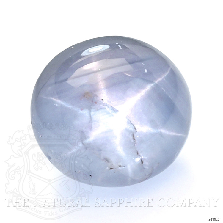 4.89 Ct. Greyish Blue Star Sapphire from Ceylon (Sri Lanka)