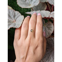 1.12 Ct. Greenish Brown Star Sapphire from Ceylon (Sri Lanka) Life Style