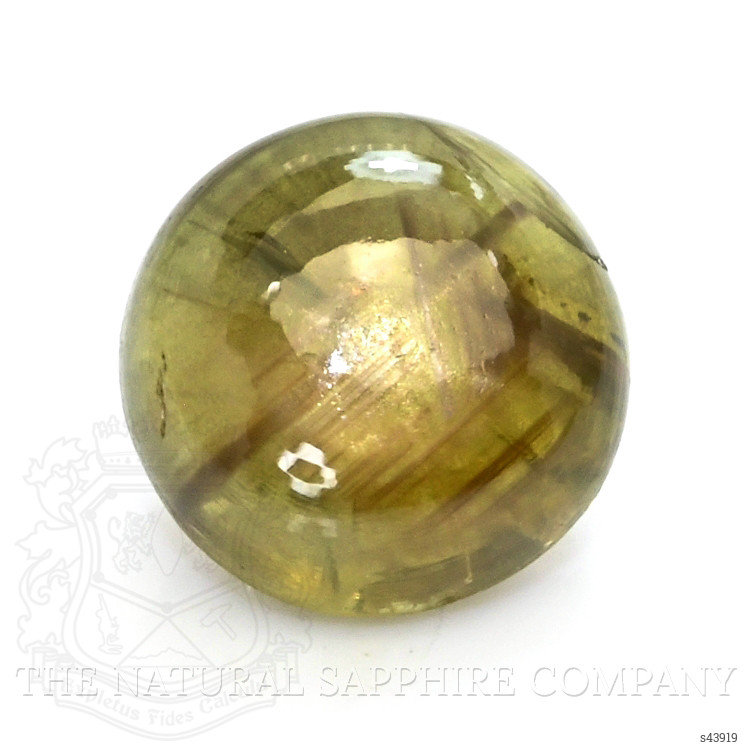 1.14 Ct. Greenish Brown Star Sapphire from Ceylon (Sri Lanka)