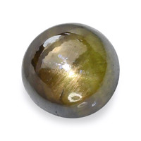 0.79 Ct. Greenish Brown Star Sapphire from Ceylon (Sri Lanka) Video
