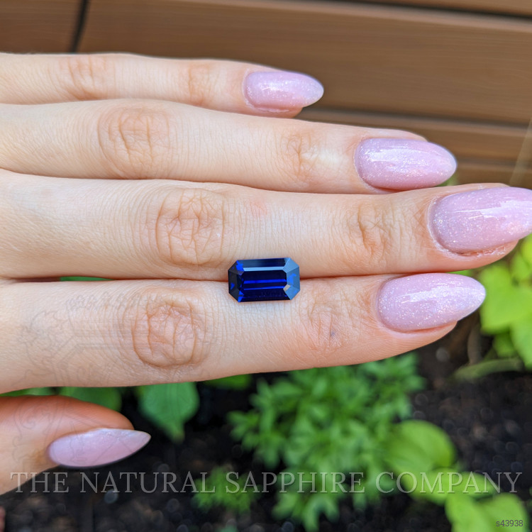 4.34 Ct. Blue Sapphire from Ceylon (Sri Lanka)