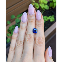 4.02 Ct. Blue Sapphire from Ceylon (Sri Lanka) Life Style