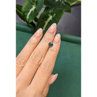1.10 Ct. Bluish Green Sapphire from Montana Life Style