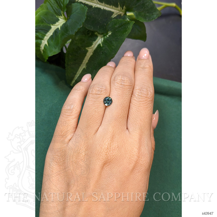 1.10 Ct. Bluish Green Sapphire from Montana