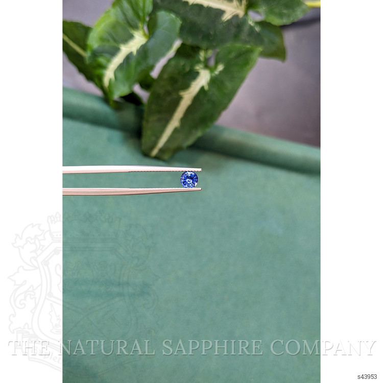 0.65 Ct. Blue Sapphire from Ceylon (Sri Lanka)