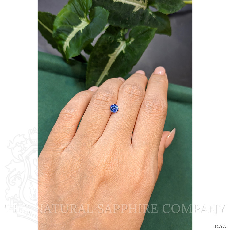0.65 Ct. Blue Sapphire from Ceylon (Sri Lanka)