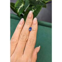 1.58 Ct. Blue Sapphire from Ceylon (Sri Lanka) Life Style