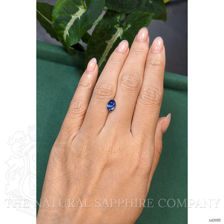 1.58 Ct. Blue Sapphire from Ceylon (Sri Lanka)