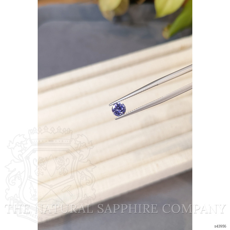 0.79 Ct. Blue Sapphire from Ceylon (Sri Lanka)
