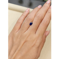 0.83 Ct. Blue Sapphire from Ceylon (Sri Lanka) Life Style