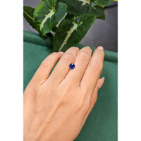 1.27 Ct. Blue Sapphire from Thailand Life Style