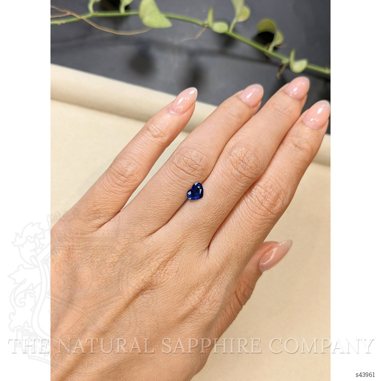 0.73 Ct. Blue Sapphire from Ceylon (Sri Lanka)