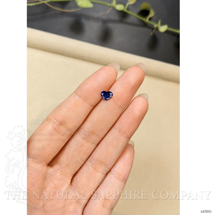 0.73 Ct. Blue Sapphire from Ceylon (Sri Lanka)