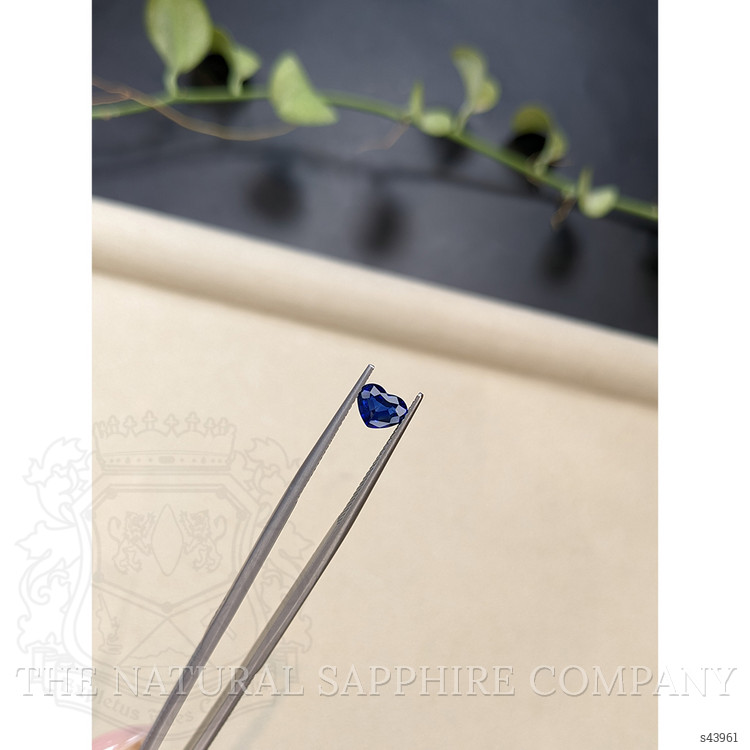 0.73 Ct. Blue Sapphire from Ceylon (Sri Lanka)