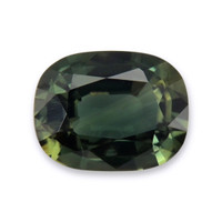 0.72 Ct. Bluish Green Sapphire from Thailand Video