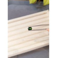 0.72 Ct. Bluish Green Sapphire from Thailand Life Style