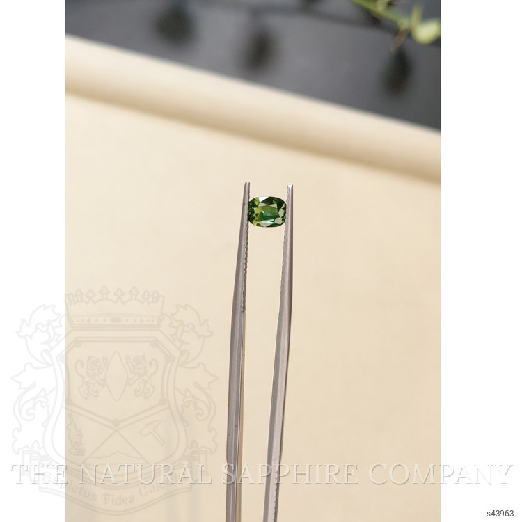 0.73 Ct. Bluish Green Sapphire from Thailand