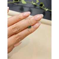 0.73 Ct. Bluish Green Sapphire from Thailand Life Style