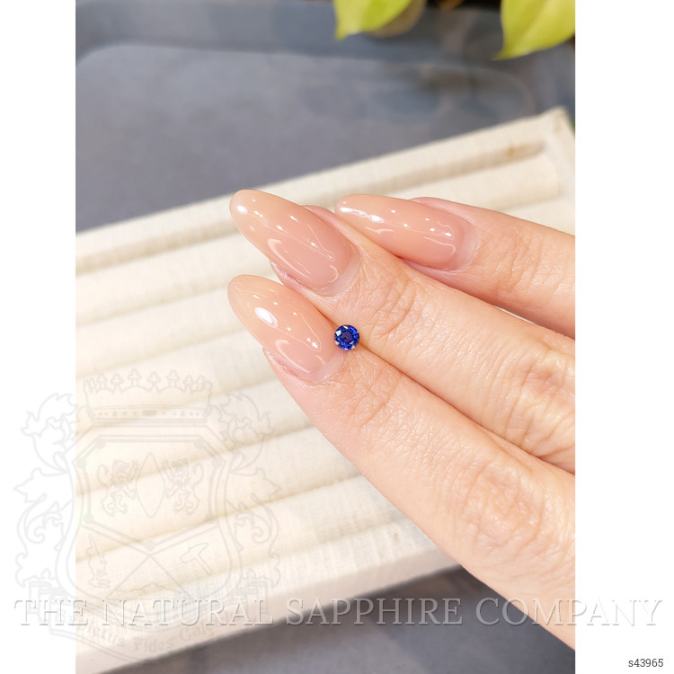 0.26 Ct. Blue Sapphire from Ceylon (Sri Lanka)