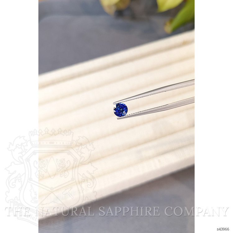 0.76 Ct. Blue Sapphire from Ceylon (Sri Lanka)