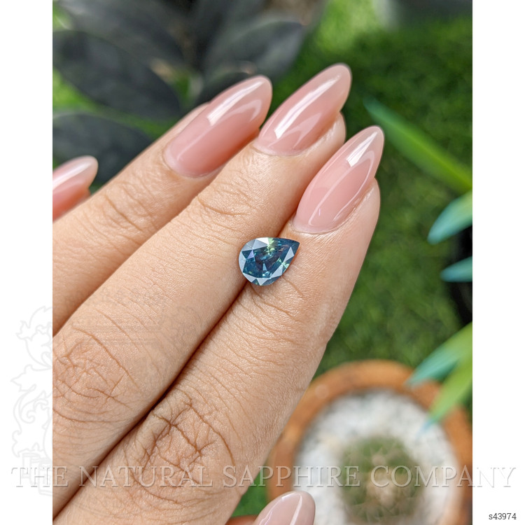 1.10 Ct. Bluish Green Sapphire from Madagascar
