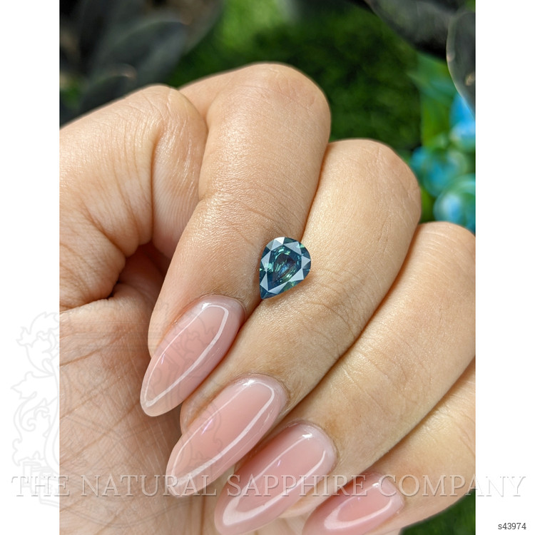 1.10 Ct. Bluish Green Sapphire from Madagascar