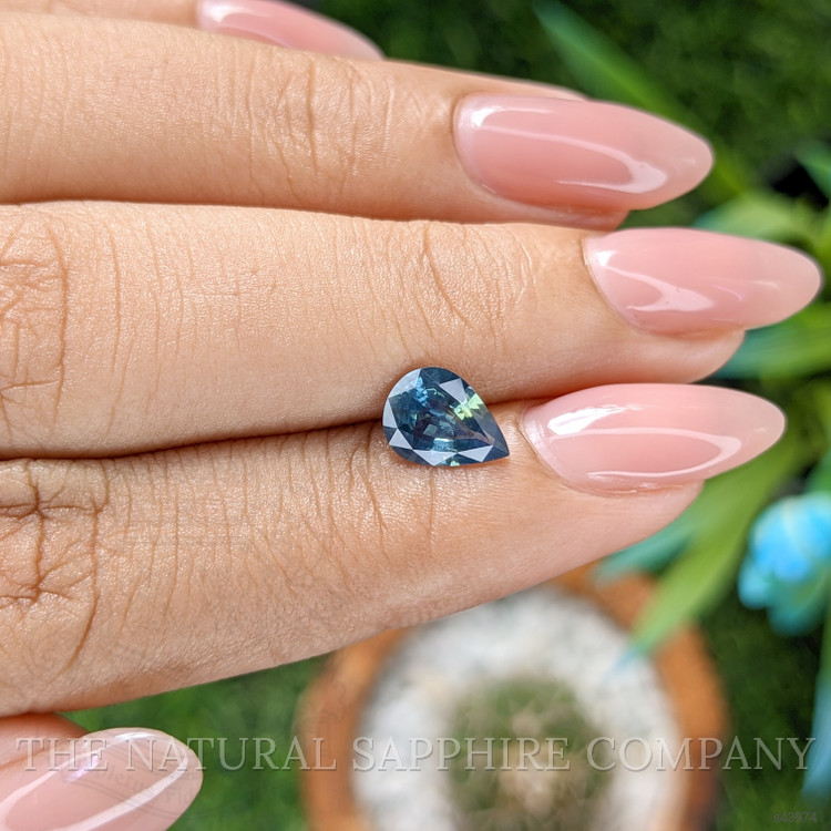 1.10 Ct. Bluish Green Sapphire from Madagascar