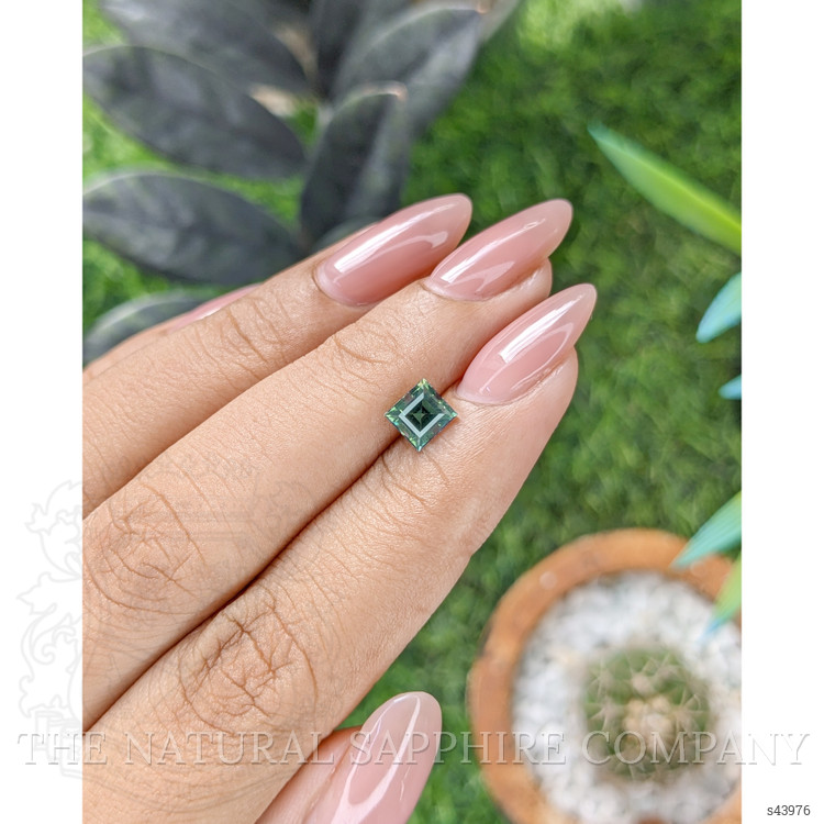 1.01 Ct. Bluish Green Sapphire from Madagascar