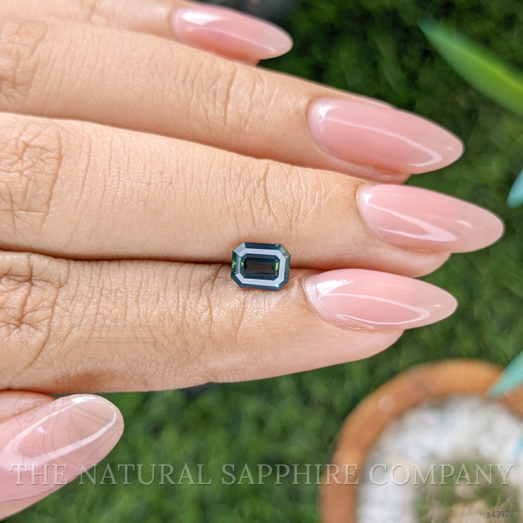1.06 Ct. Bluish Green Sapphire from Madagascar