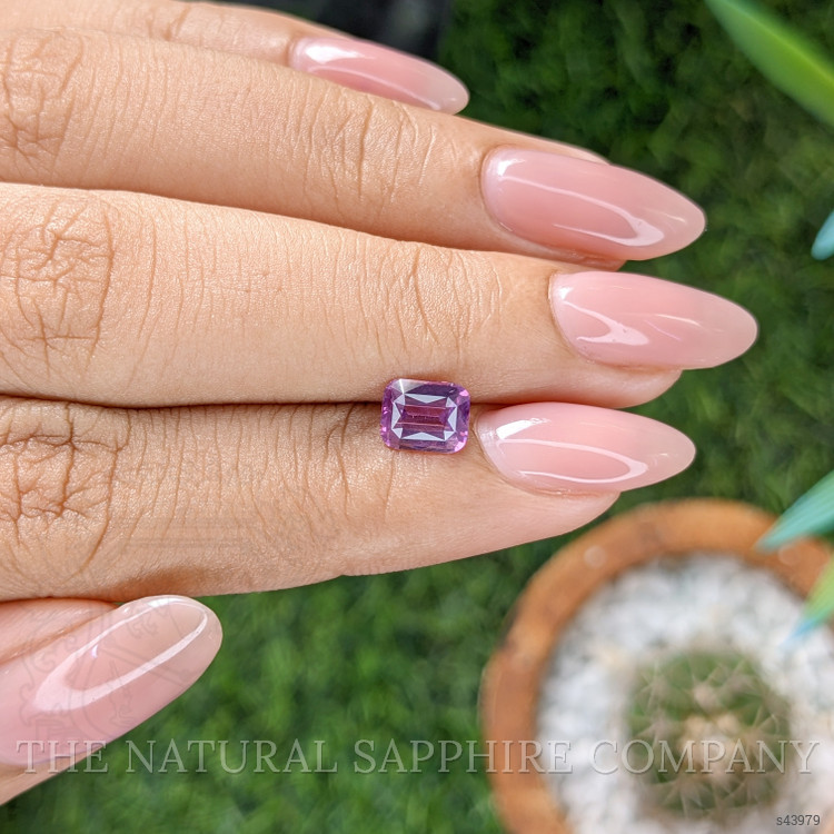 1.18 Ct. Purplish Pink Sapphire from Madagascar