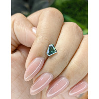 1.07 Ct. Bluish Green Sapphire from Madagascar Life Style